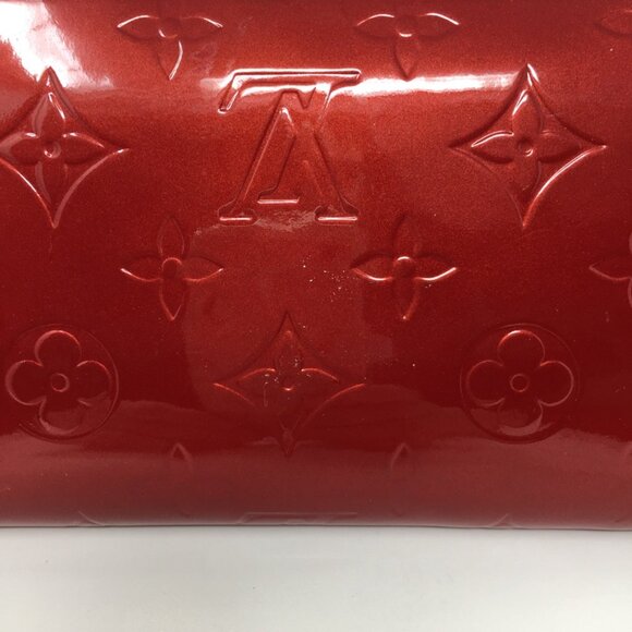 Louis Vuitton Authentic Zippy Wallet Vernis Red Patent Leather with Dust Bag - Picture 5 of 16